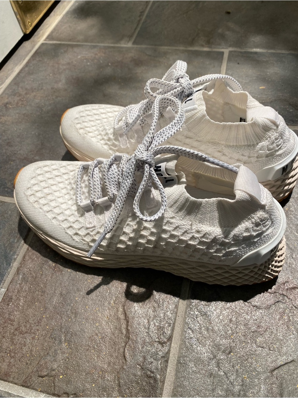NOBULL White Womens Allday Knit sneaker